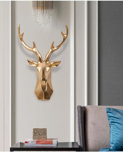 3D Deer Head Wall Decoration – Elegant Wall Art for Your Home
