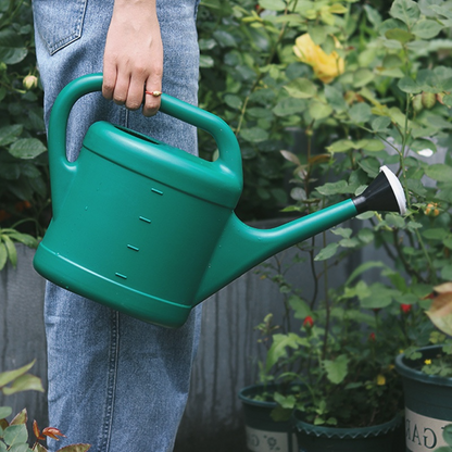 Large-Capacity Plastic Watering Can with Long Spout – Ideal Watering Can for Garden Care and Plant Watering
