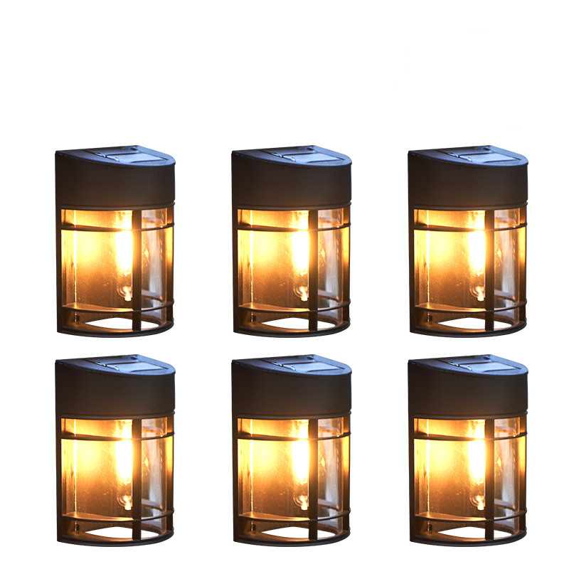 LED Outdoor Wall Light with Glass Grid – Weatherproof Garden Lamp for Patio, Balcony, and Entrance Area