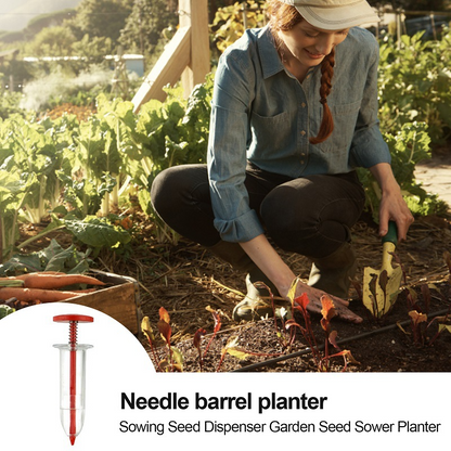 Precise Needle Seed Sower for Gardening – Even Seed Dispenser for Accurate Planting