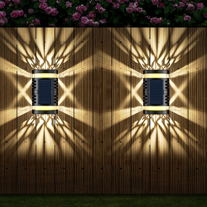 Solar Wall Light with Smart Control – Automatic Night Detection and Efficient Light Distribution for Outdoor Use