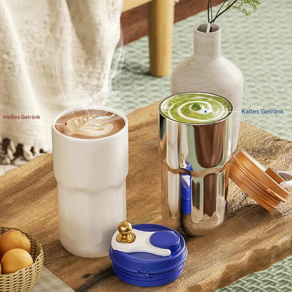 Thermo Mug with Temperature Display – 410ml for Hot and Cold Drinks