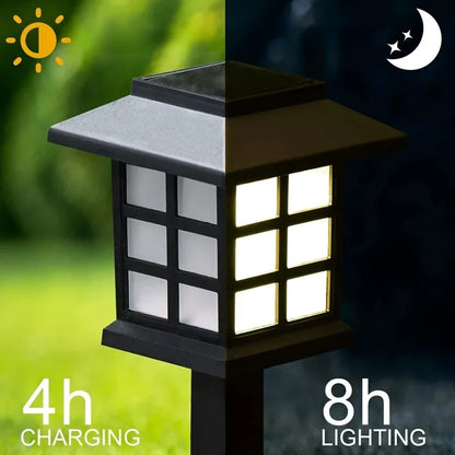 Solar Lantern Path Lighting – Waterproof LED Garden Lights for Outdoor Use Elegant Solar Lights for Driveway and Garden