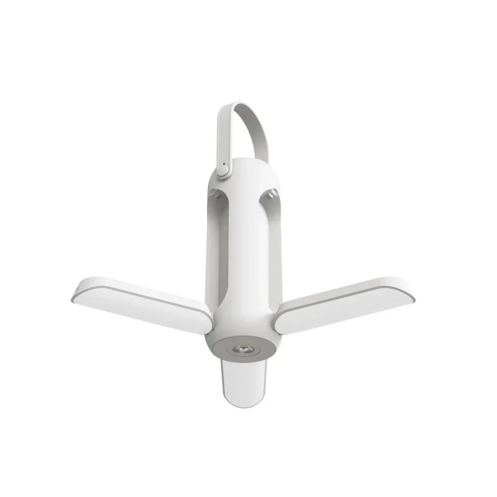 Portable Camping Lamp with Flexible Arms for Tent and Outdoor Use