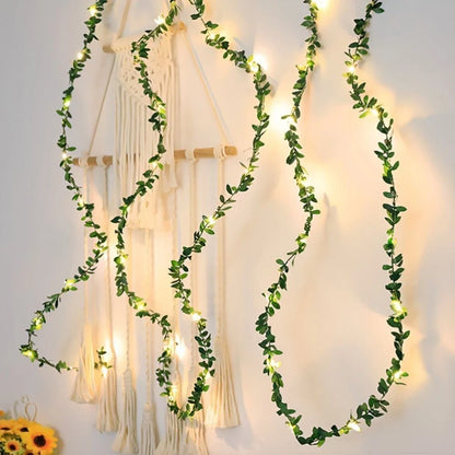 LED Ivy Vine String Lights – Decorative Lighting for Indoor and Outdoor Use, Ideal for Garden and Terrace