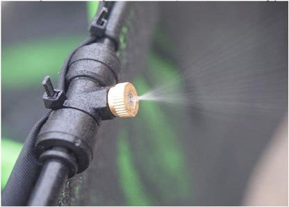 Garden Irrigation System – Drip Irrigation Kit with Adjustable Spray Heads and Accessories