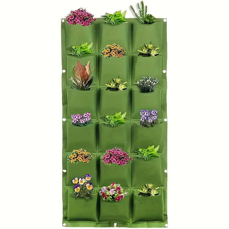 Felt Wall-Mounted Grow Bag – Three-Dimensional Non-Woven Planter Pocket for Vertical Gardens