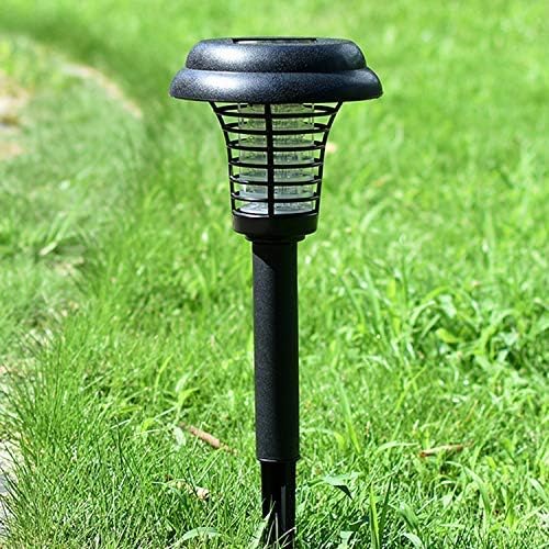Solar Insect Killer with LED Light – Waterproof Mosquito Trap for the Garden, UV Light Mosquito Repellent Solar Garden Lamp