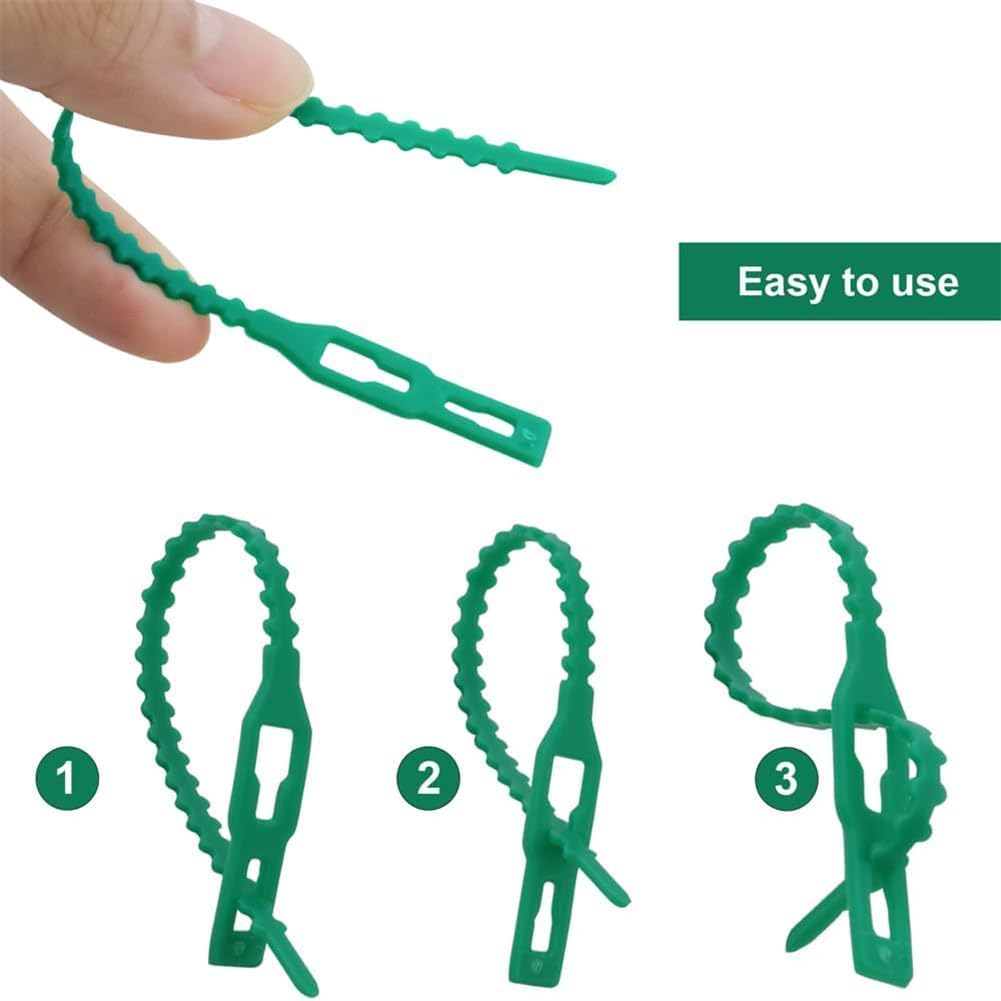 Plant Support Cable Tie Set – Durable Plant Ties for Secure Fastening and Plant Care