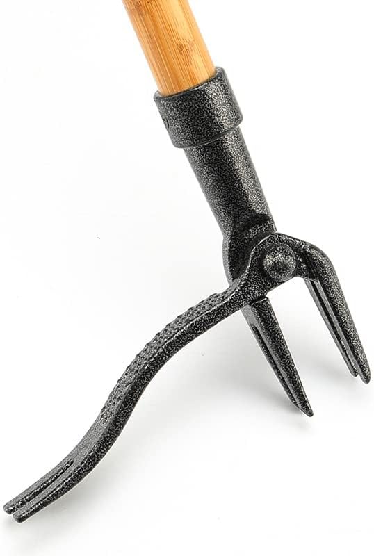 Weed Puller with 4-Claw Iron Head – Effective Garden Tool for Root Removal and Weed Control