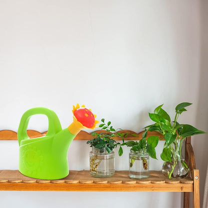 Colorful Kids Watering Can with Flower Spout – Plastic Watering Can for Little Gardeners