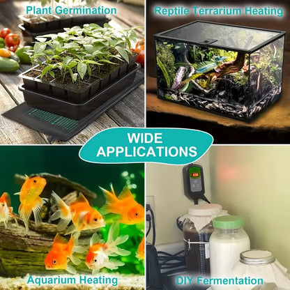 Plant Seedling Heating Mat – Temperature Control for Faster Germination and Optimal Growth