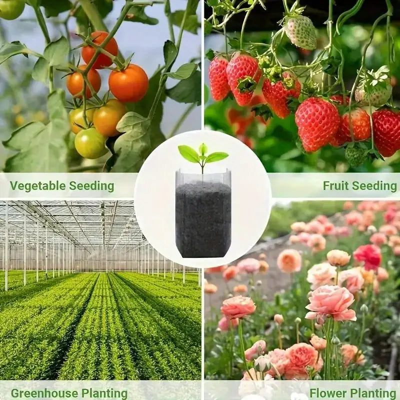 Non-Woven Fabric Planting Bags – Compostable Seedling Grow Bags for Plants