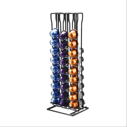 Stylish Standing Coffee Capsule Holder – Space-Saving and Modern Storage Solution for Nespresso & Dolce Gusto Capsules