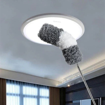 Extendable duster with extension pole – practical dust cleaner for corners and ceilings