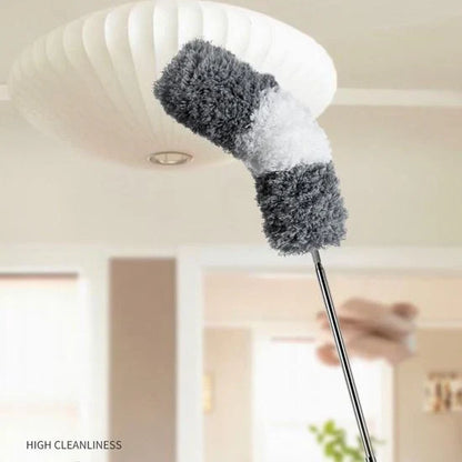 Extendable duster with extension pole – practical dust cleaner for corners and ceilings