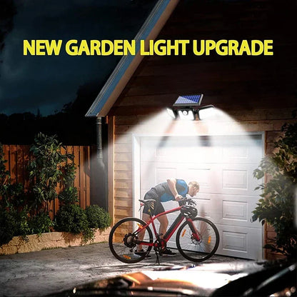 Solar-Powered Outdoor Wall Light with Motion Sensor