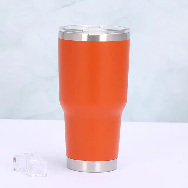 Thermo Mug with Slide Lid and Double-Wall Insulation