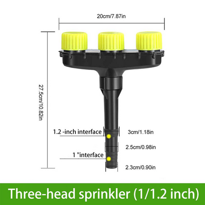 Multifunctional Garden Spray Nozzle with 3- and 5-Pattern Settings – Versatile Watering Solution for Your Garden