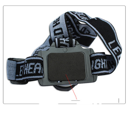 Waterproof LED Headlamp for Outdoor Activities – Perfect for Fishing, Camping, and Cycling