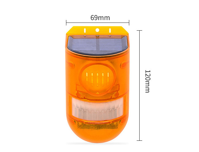 Solar Powered Animal Repeller with Alarm – Effective Protection Against Animals in the Garden
