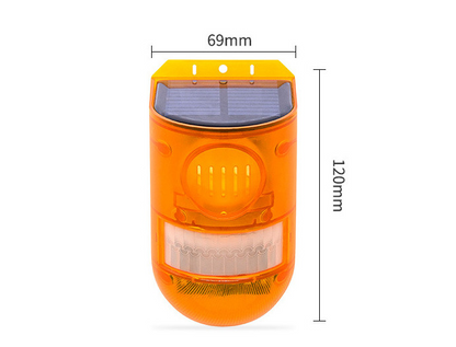 Solar Powered Animal Repeller with Alarm – Effective Protection Against Animals in the Garden