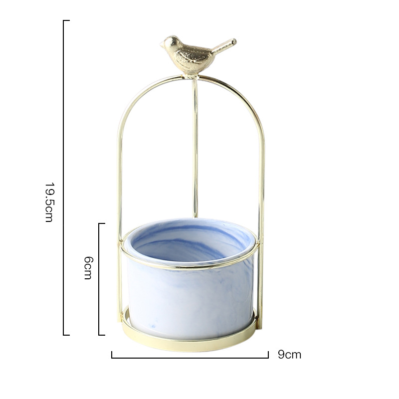 Flower Planters with Bird Design – Decorative Plant Pots for Garden and Balcony