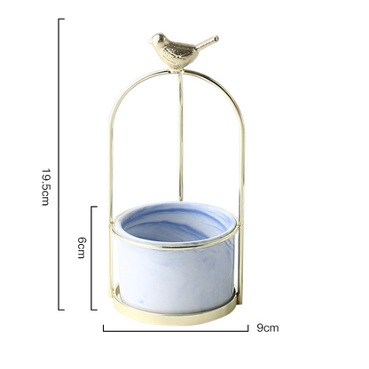 Flower Planters with Bird Design – Decorative Plant Pots for Garden and Balcony