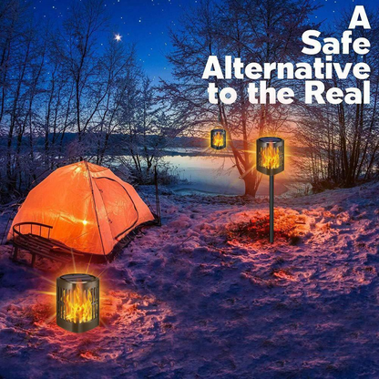 Solar LED Flame Lantern – Hanging Decorative Outdoor Lighting For Garden And Patio