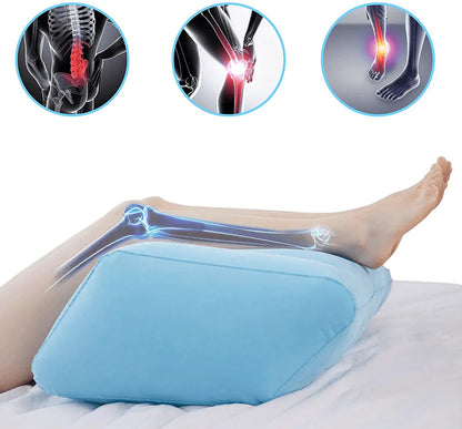 Ergonomic Leg and Foot Rest Pillow for Relaxation and Comfort