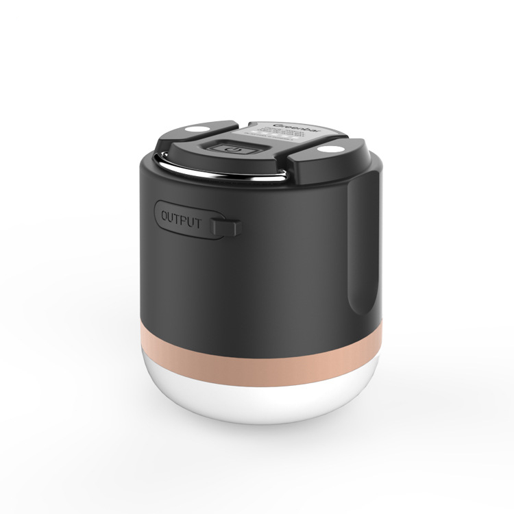LED Camping Lamp with Power Bank – Rechargeable Outdoor-Ready Lamp