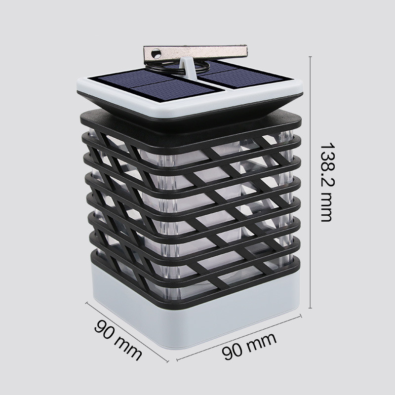 Solar LED Garden Light in Grooved Design – Stylish Lighting for Terrace and Outdoor Area