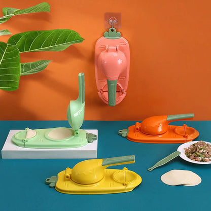 Practical Dumpling Maker with Lever Mechanism – For Quick and Easy Dumpling Preparation