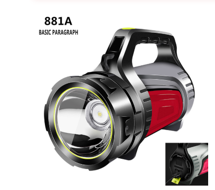 LED Flashlight With Double-sided Lighting – Waterproof Work Lamp For Outdoor Adventures And Emergencies