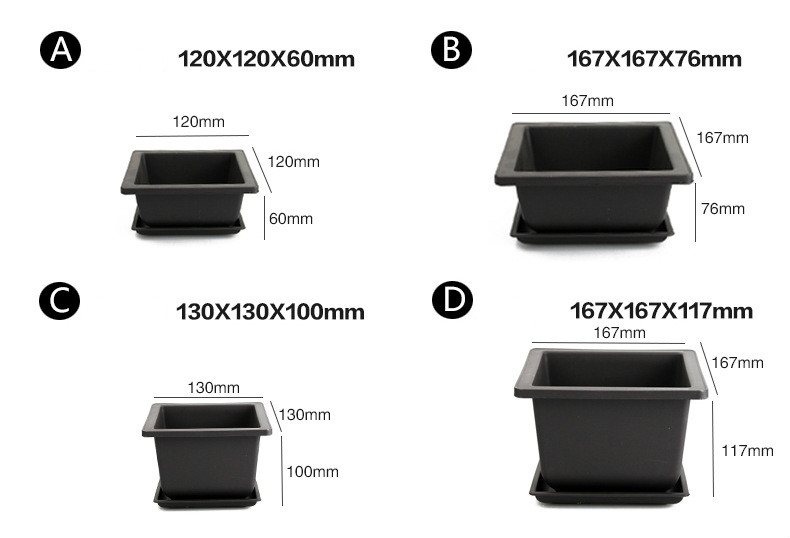 Rectangular Planter with Saucer – Ideal for Garden and Balcony
