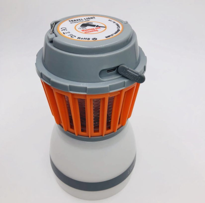 Solar-Powered Mosquito Lamp with LED Lantern – Effective Insect Protection for Garden and Outdoor Activities