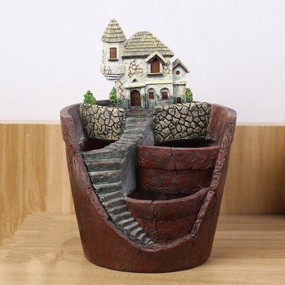 Succulent Decorative Flower Pot for Mini Gardens – Bonsai Planter for Micro Landscapes and Small Gardens
