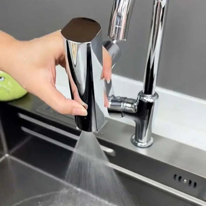 360° Rotatable Faucet Attachment – Flexible Spray Head for Easy Water Flow and Better Cleaning