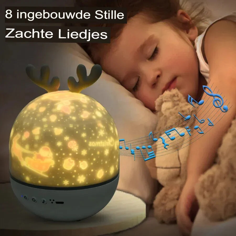 Magical Night Light with Starry Sky Projection | Promotes Restful Sleep