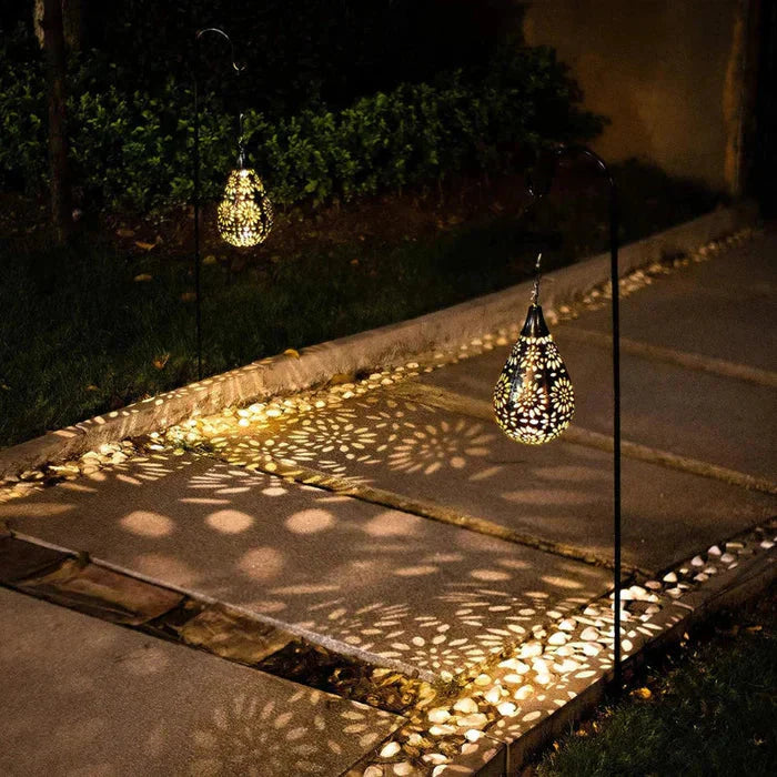 Stylish Solar-Powered Garden Light in Flower Design – Ideal for Outdoor Areas