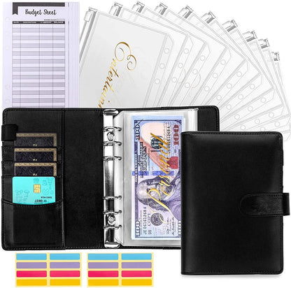 Budget Planner with Envelopes and Card Slots