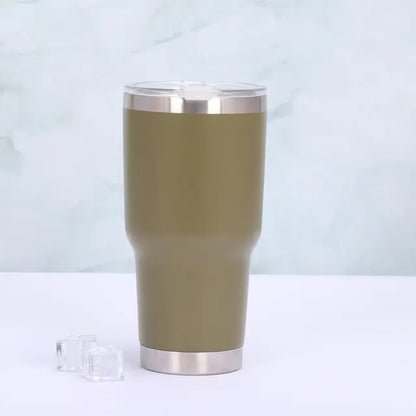 Thermo Mug with Slide Lid and Double-Wall Insulation
