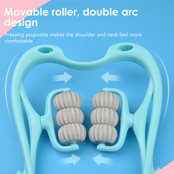 6 Roller Neck Massager – Adjustable Self-Massage