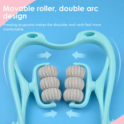 6 Roller Neck Massager – Adjustable Self-Massage