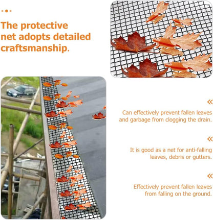 Gutter Protection Mesh – Plastic Leaf and Debris Guard for Easy Cleaning and Maintenance