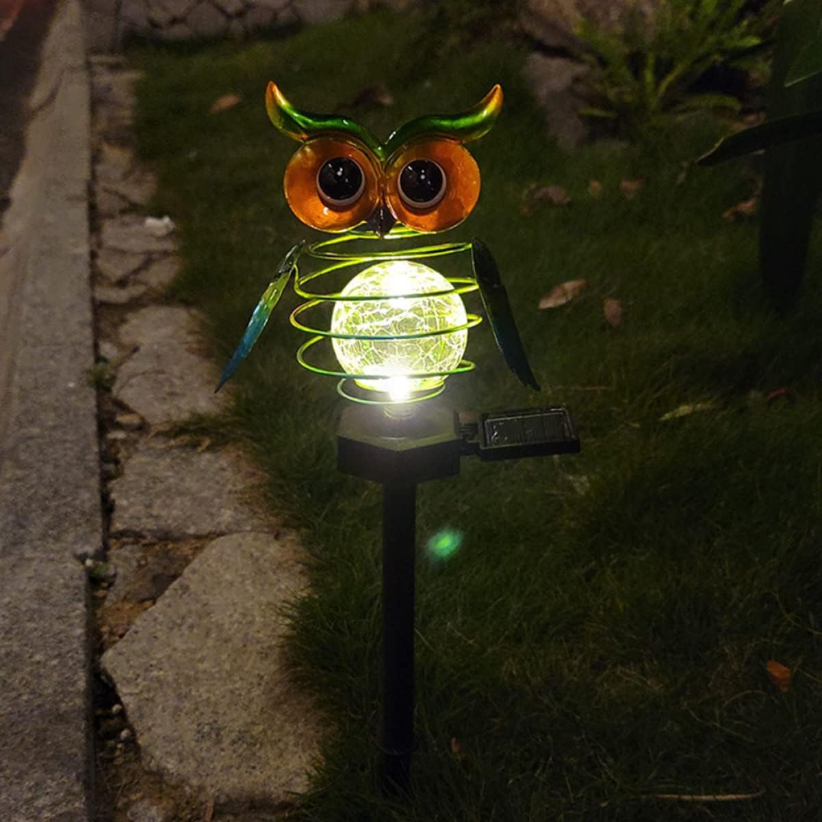 Solar LED Garden Light Owl – Color-Changing Outdoor Lighting for Garden and Terrace