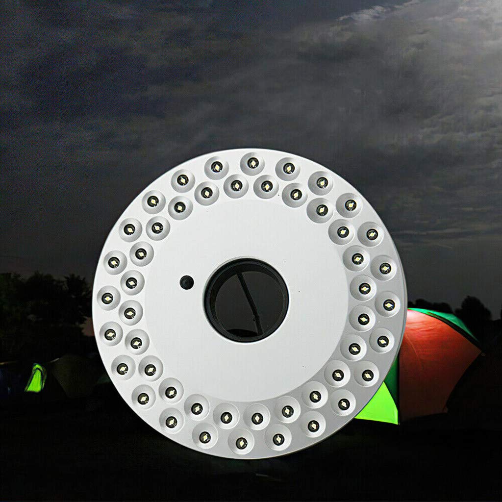 Solar LED camping lamp – hanging portable tent light for outdoor activities – rechargeable, waterproof, energy-saving