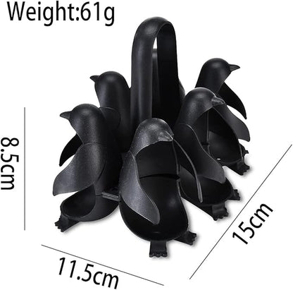 3-in-1 Egg Holder with Cute Penguin Design – Practical Egg Cup for Kitchen and Breakfast