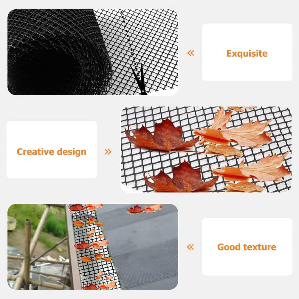Gutter Protection Mesh – Plastic Leaf and Debris Guard for Easy Cleaning and Maintenance