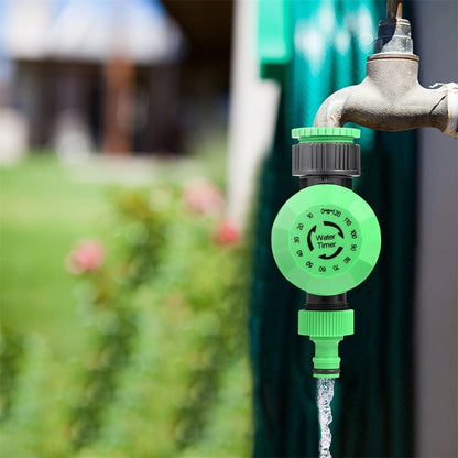 Automatic Watering Timer for Garden – Adjustable Irrigation Schedule for Optimal Plant Care